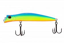 Фото воблер kyoda pocky minnow-100f, длина 100 мм, вес 10,5  гр, цвет p1708  заглубление 0 - 0,2 м.