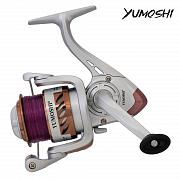 Фото катушка yumoshi "yk-4000", 3 подшипника, передний фрикцион, с леской