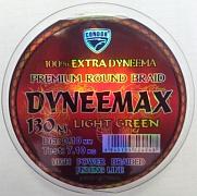 Фото dyneemax d-0,14 мм, l-130 м, цвет зеленый, разрывная нагрузка 10,3 кг