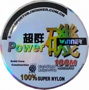Фото powwer winner d-0,20 мм, l-100 м,  разрывная нагрузка 6,02 кг (10 шт)