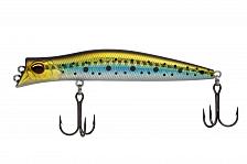 Фото воблер kyoda pocky minnow-100f, длина 100 мм, вес 10,5  гр, цвет p693 заглубление 0 - 0,2 м.
