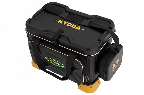 Фото сумка рыбака kyoda черный/золото  , размер 45*30*35, 25л
