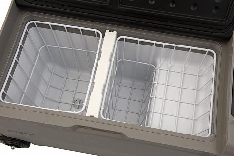 Фото автохолодильник kyoda t36wh, двухкамерный, объем 36 л, вес 15,5 кг