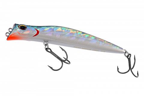 Фото воблер kyoda pocky minnow-100f, длина 100 мм, вес 10,5  гр, цвет p1242 заглубление 0 - 0,2 м.